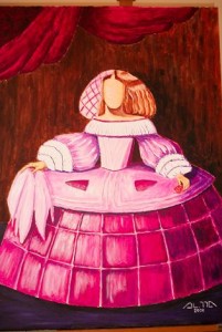 Una menina española Acrílico sobre lienzo 100cm x 73cm 01/01/2006