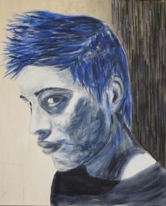 J.R. Acrílico sobre lienzo 100cm x 73cm 01/08/2011