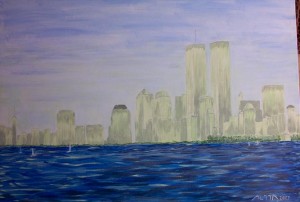 New York 2001 Acrílico sobre lienzo 73cm x 54cm 22/04/2007