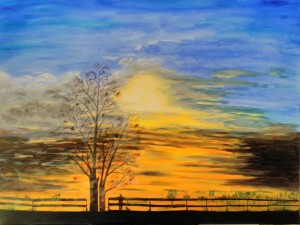 Punto de encuentro Acrílico sobre lienzo 146cm x 97cm 06/05/2015