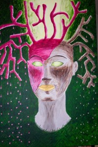 Luz interior Acrílico sobre lienzo 100cm x 73cm 06/04/2007