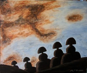 ¿Quiénes son? Acrílico sobre lienzo 60cm x 50cm 05/05/2007