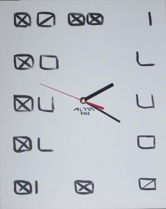 Reloj Alma Técnica mixta sobre lienzo 41cm x 33cm 27/03/2012